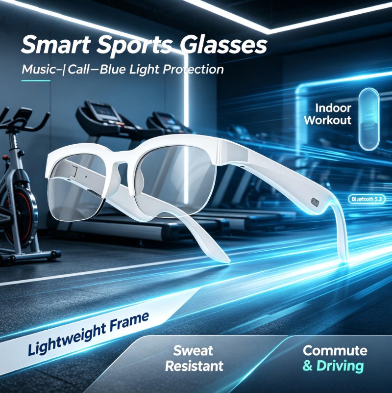 Smart Glasses Bone Conduction  - Smart Glasses Lens review and price